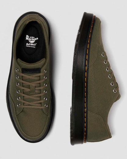 Dr. Martens Brookline Dms Olive Canvas - Womens