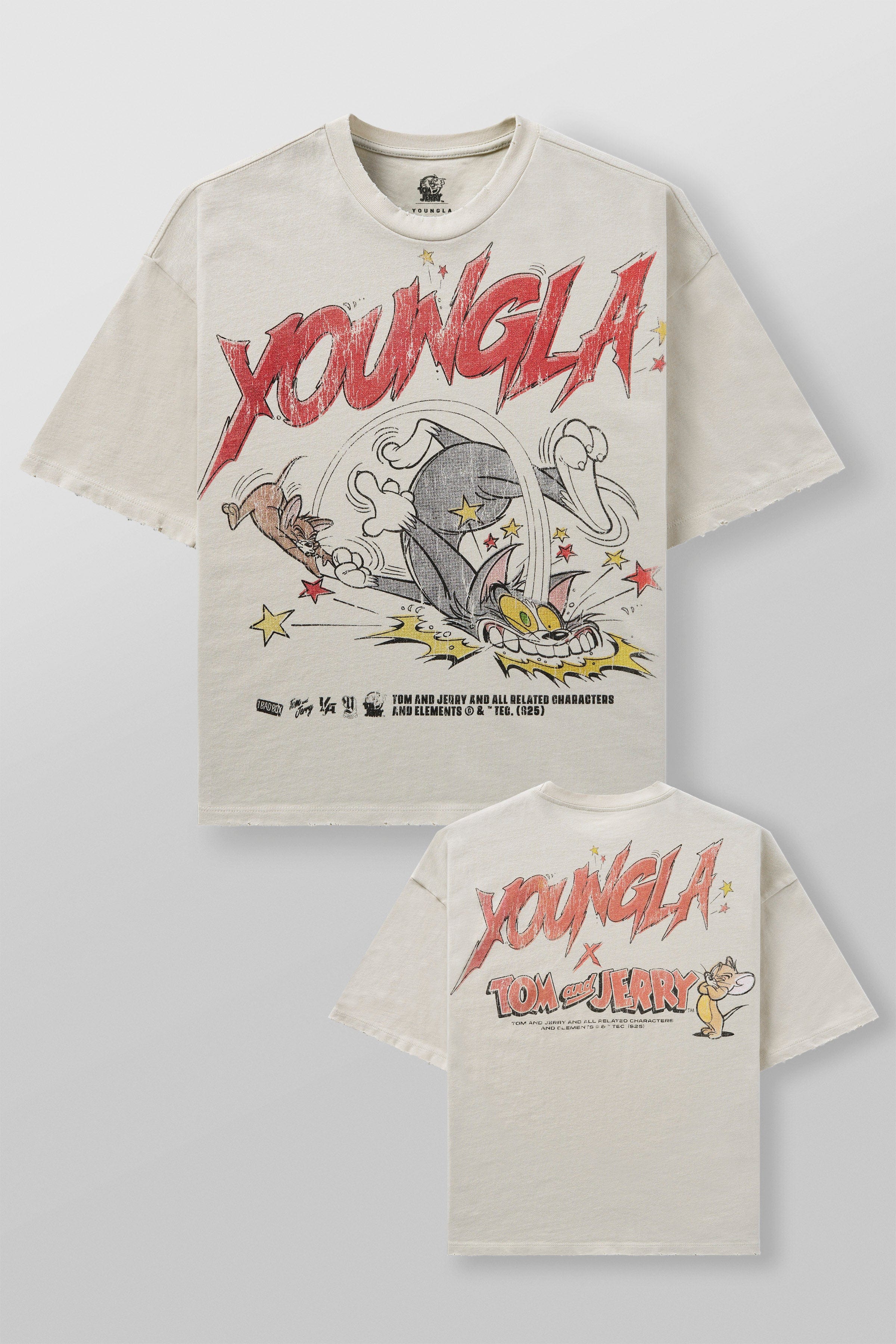 YoungLA 4082 - Tom & Jerry Tees Fight Time