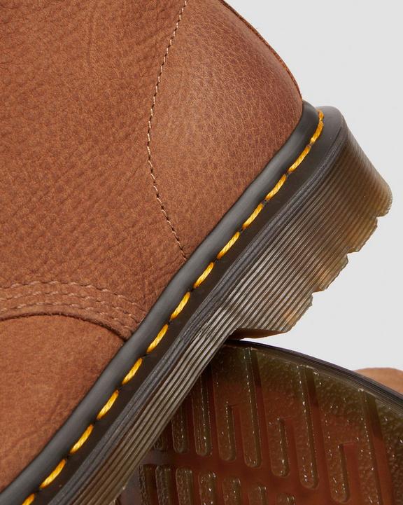 Dr. Martens Pascal Tumbled Nubuck Lace Up Boots Desert Brown - Womens
