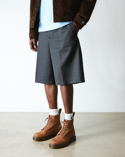 Dr. Martens Pascal Tumbled Nubuck Lace Up Boots Desert Brown - Mens