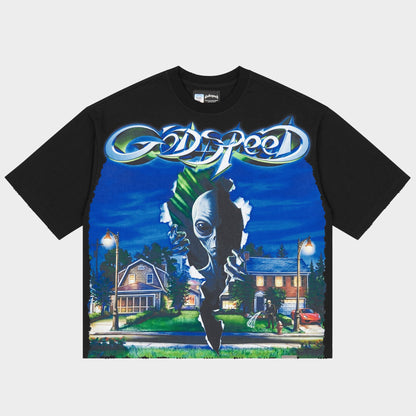 Godspeed Neighborhood Watch T-Shirt (Black)
