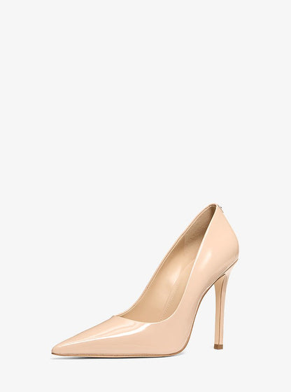 Michael Kors Elyse Patent Leather Pump LIGHT BLUSH