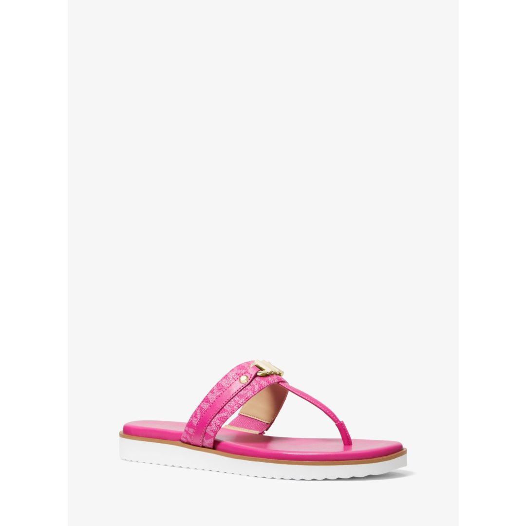 Michael Kors Farrah Signature Logo Sandal