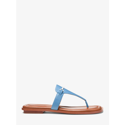 Michael Kors Lena Leather T-Strap Sandal