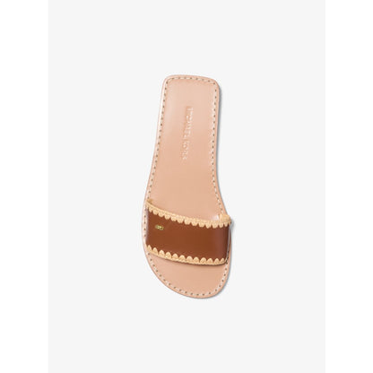 Michael Kors Drea Leather Slide Sandal