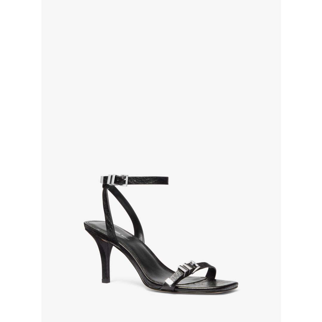 Michael Kors Darrington Crackled Leather Sandal