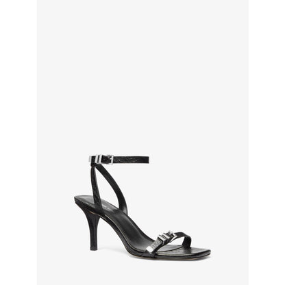 Michael Kors Darrington Crackled Leather Sandal