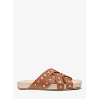Michael Kors Irene Studded Leather Sandal