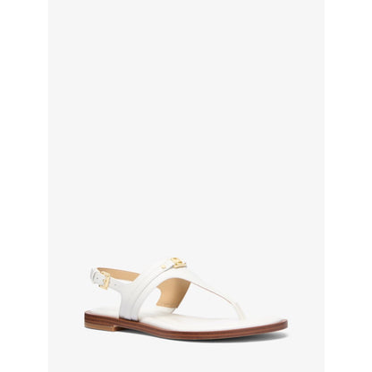 Michael Kors Mandy Leather T-Strap Sandal