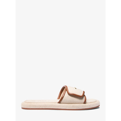 Michael Kors Suki Canvas Slide Sandal
