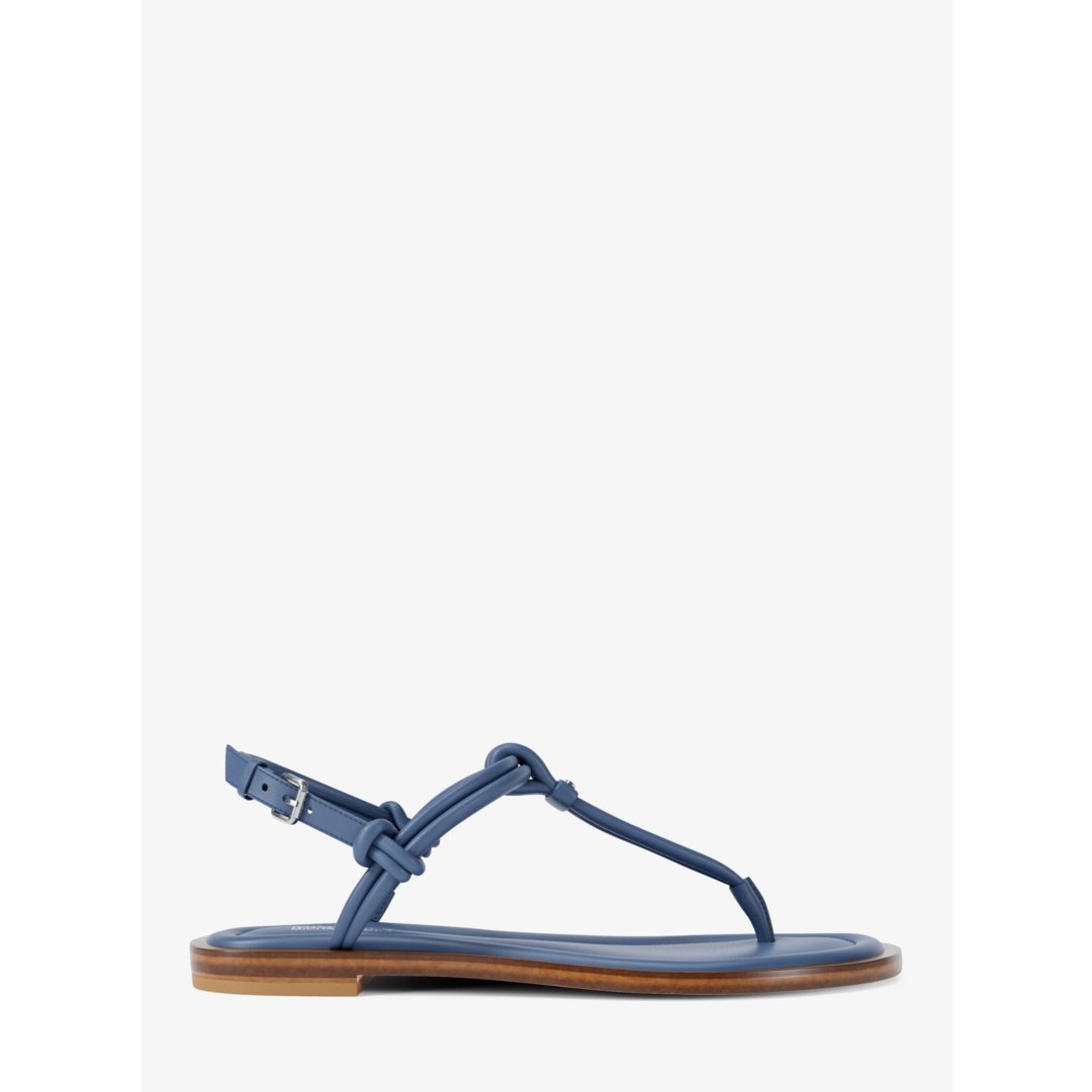 Michael Kors Astra Leather T-Strap Sandal