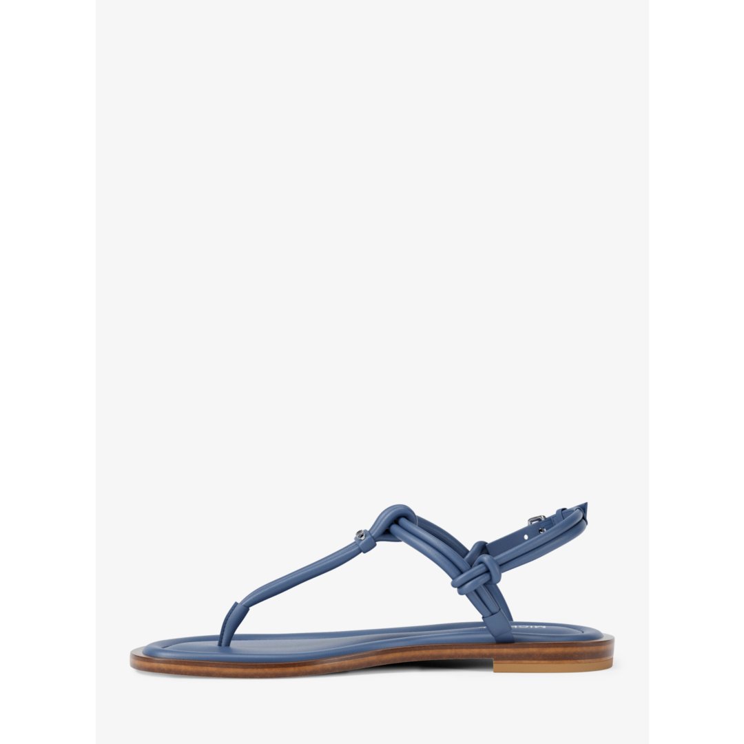 Michael Kors Astra Leather T-Strap Sandal