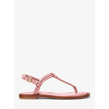 Michael Kors Astra Leather T-Strap Sandal