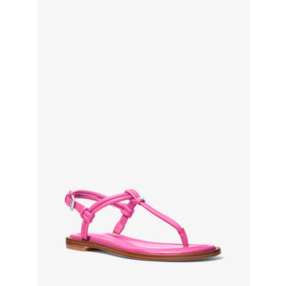 Michael Kors Astra Leather T-Strap Sandal