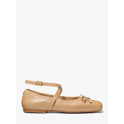 Michael Kors Collette Leather Ballet Flat