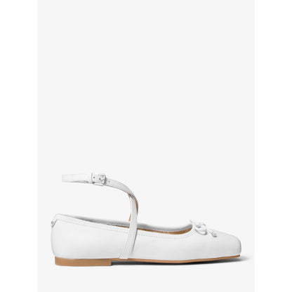 Michael Kors Collette Leather Ballet Flat