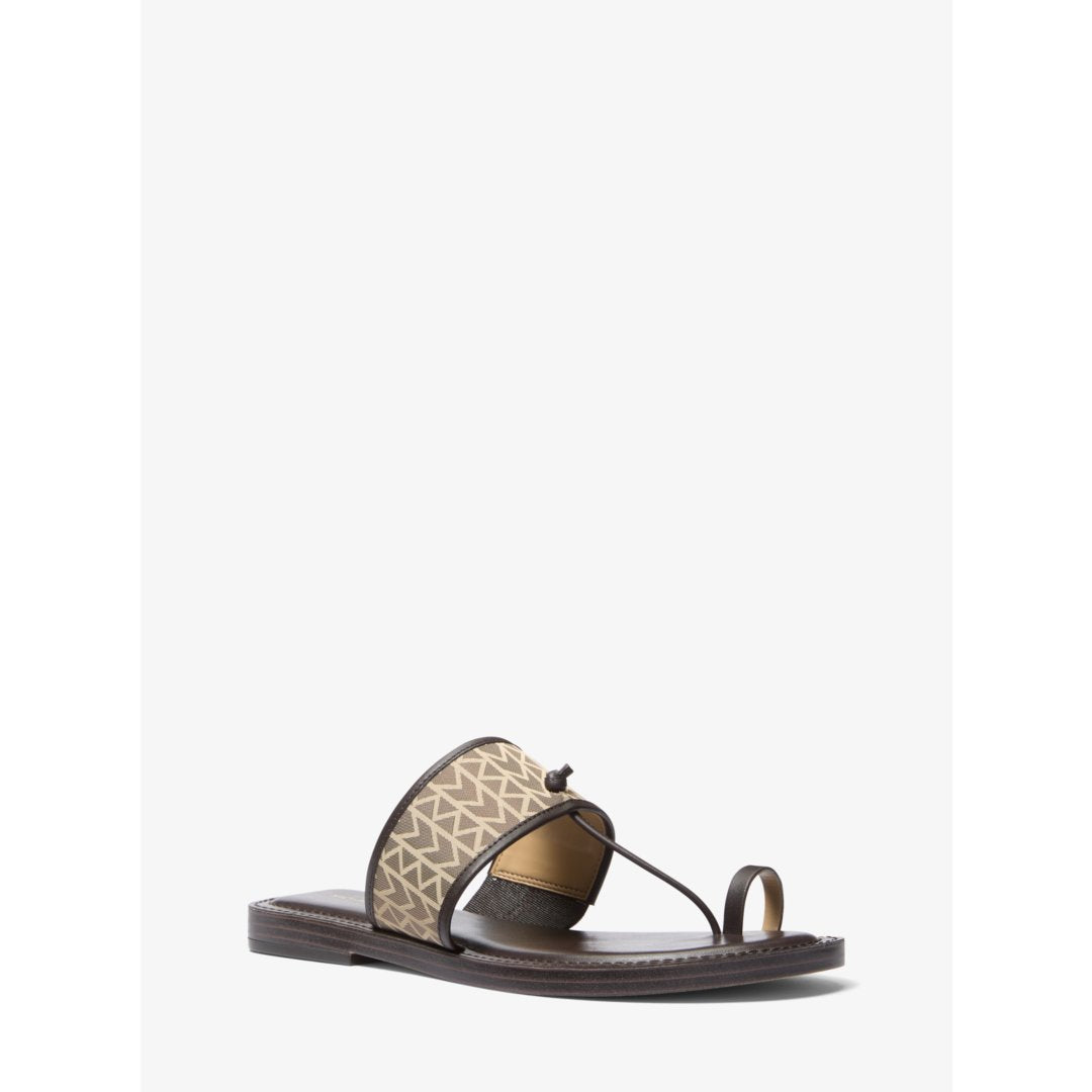 Michael Kors Ashtin MK2000 Logo Jacquard Sandal