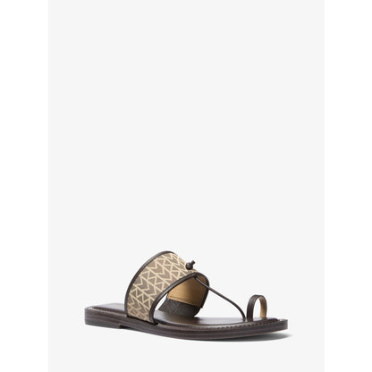Michael Kors Ashtin MK2000 Logo Jacquard Sandal