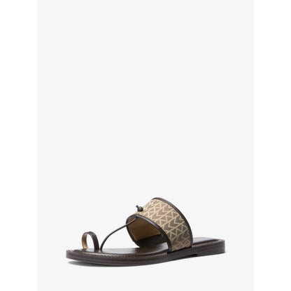 Michael Kors Ashtin MK2000 Logo Jacquard Sandal