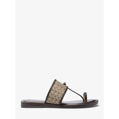 Michael Kors Ashtin MK2000 Logo Jacquard Sandal