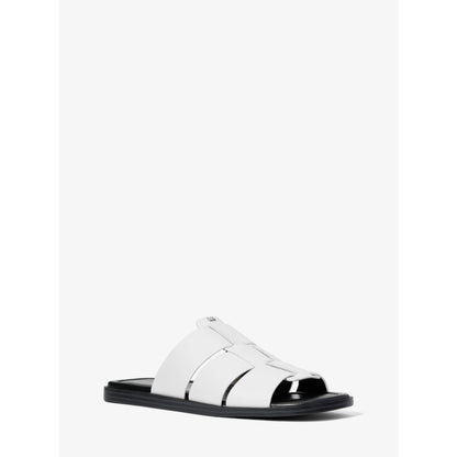 Michael Kors Indy Leather Slide Sandal