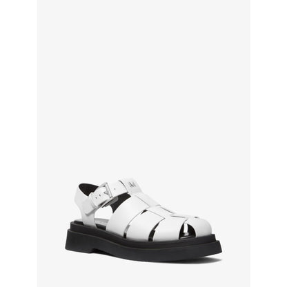 Michael Kors Indy Fisherman Leather Sandal