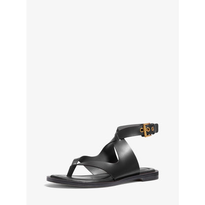 Michael Kors Irene Leather Wrap Sandal