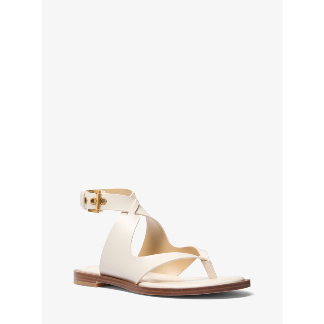 Michael Kors Irene Leather Wrap Sandal