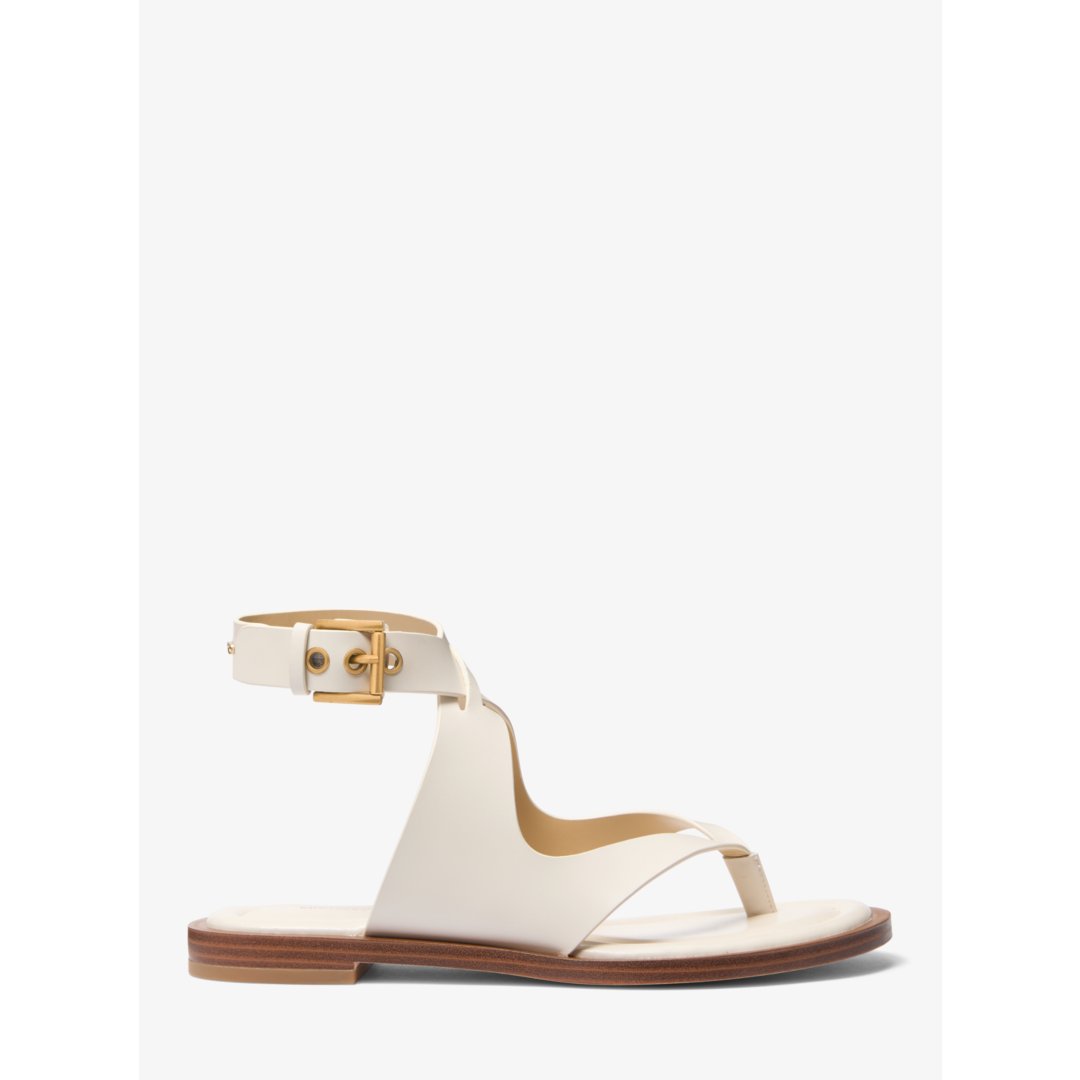 Michael Kors Irene Leather Wrap Sandal