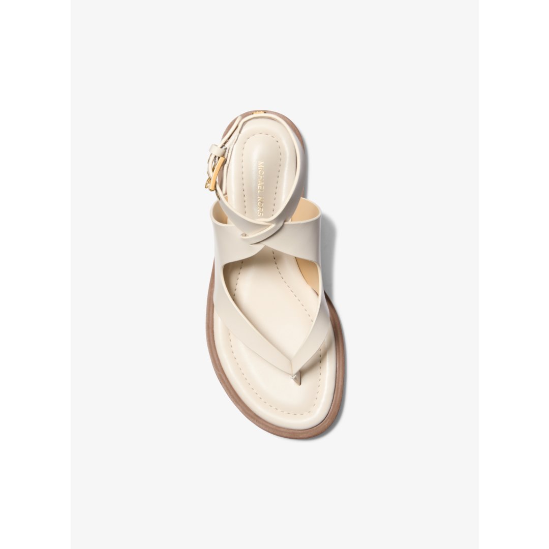 Michael Kors Irene Leather Wrap Sandal