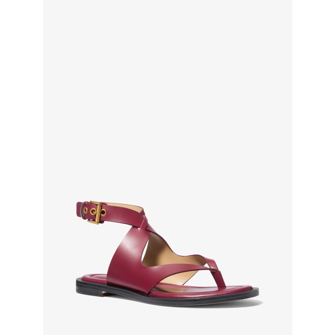 Michael Kors Irene Leather Wrap Sandal