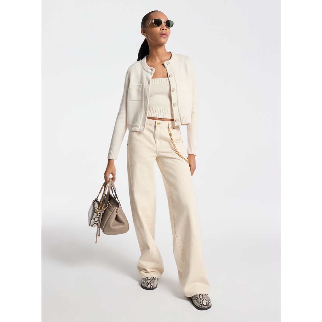 Michael Kors Jaden Snake Embossed Leather Clog