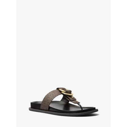 Michael Kors Jaden Signature Logo Thong Sandal
