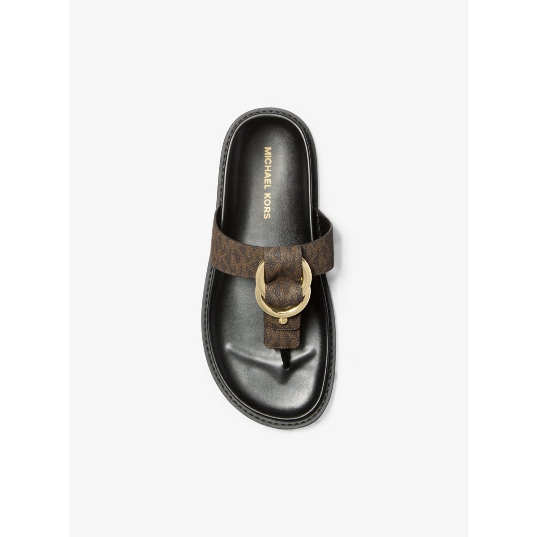Michael Kors Jaden Signature Logo Thong Sandal