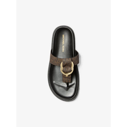 Michael Kors Jaden Signature Logo Thong Sandal