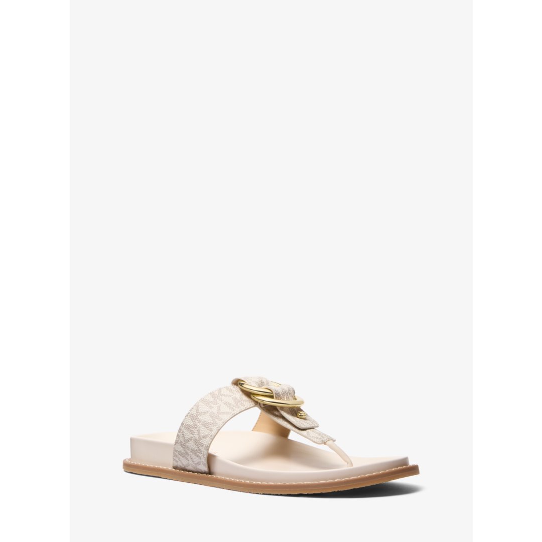 Michael Kors Jaden Signature Logo Thong Sandal