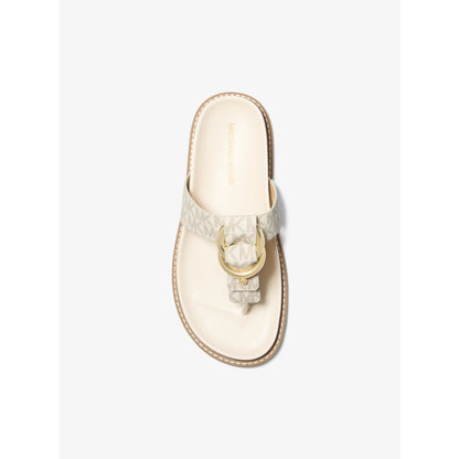 Michael Kors Jaden Signature Logo Thong Sandal