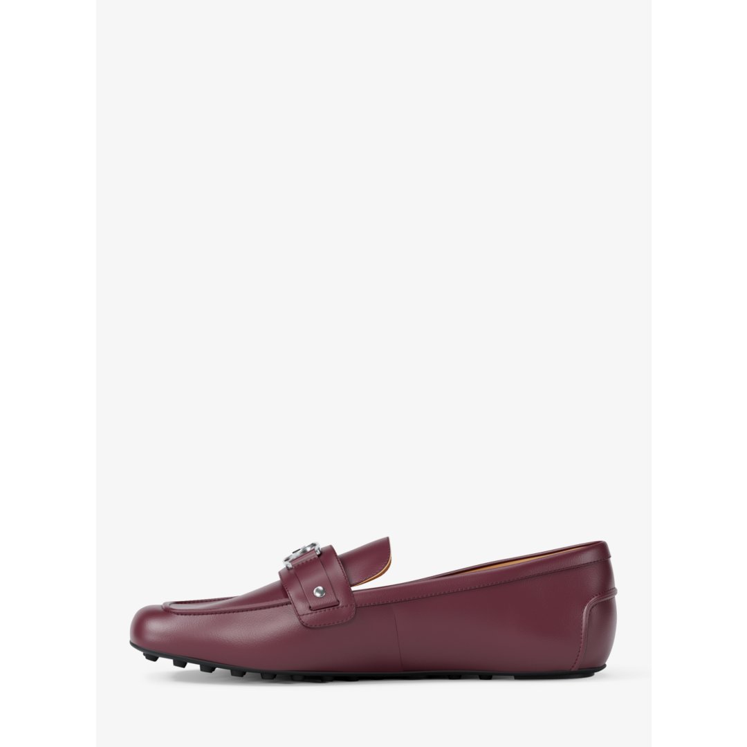 Michael Kors Mandy Leather Moccasin Loafer