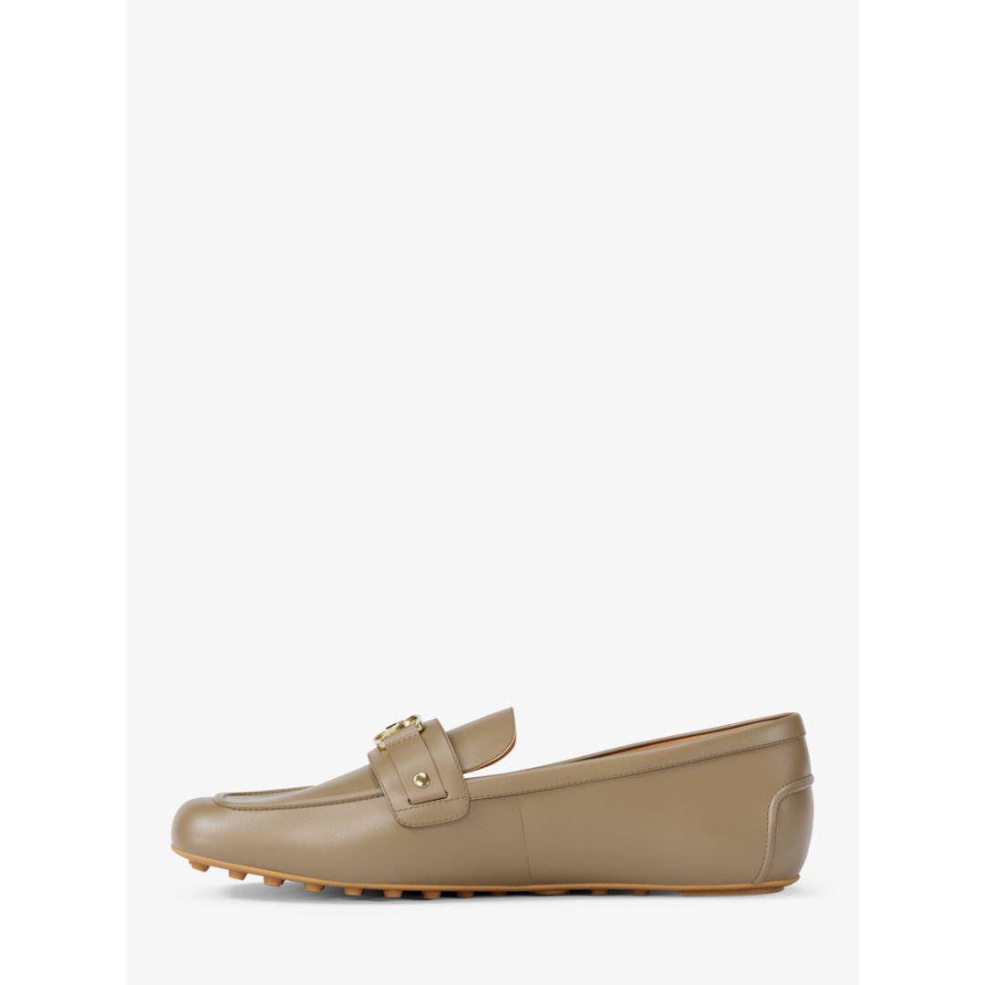Michael Kors Mandy Leather Moccasin Loafer