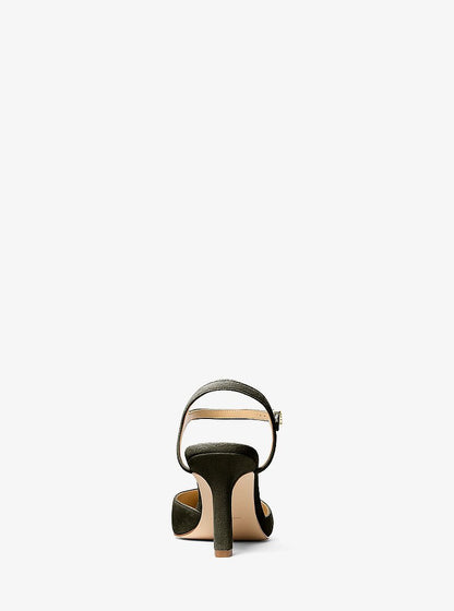 Michael Kors Amara Suede Slingback Pump LODEN