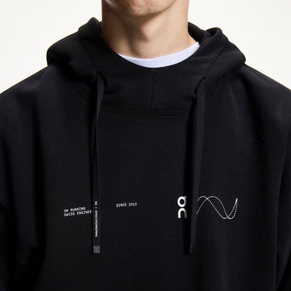 On Club Hoodie Avant Black