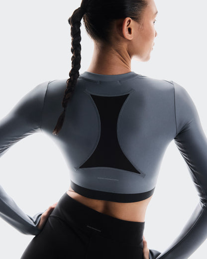 On Train Long Sleeve Crop Rock (Women'S)