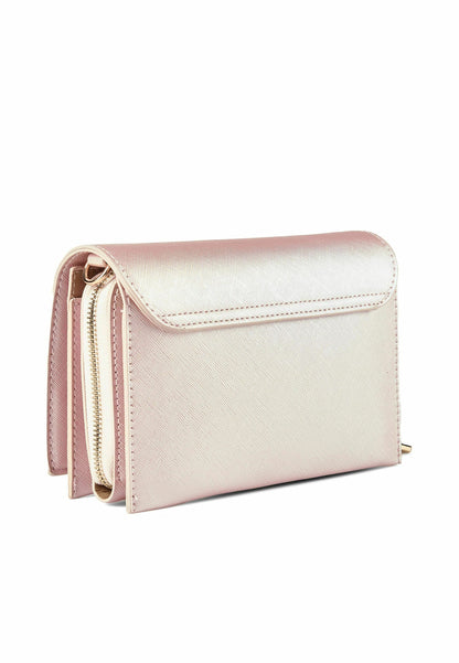 Valentino Bags Ember Clutch Geldbörse 20 Cm - Clutch - Rosa Metallizzato