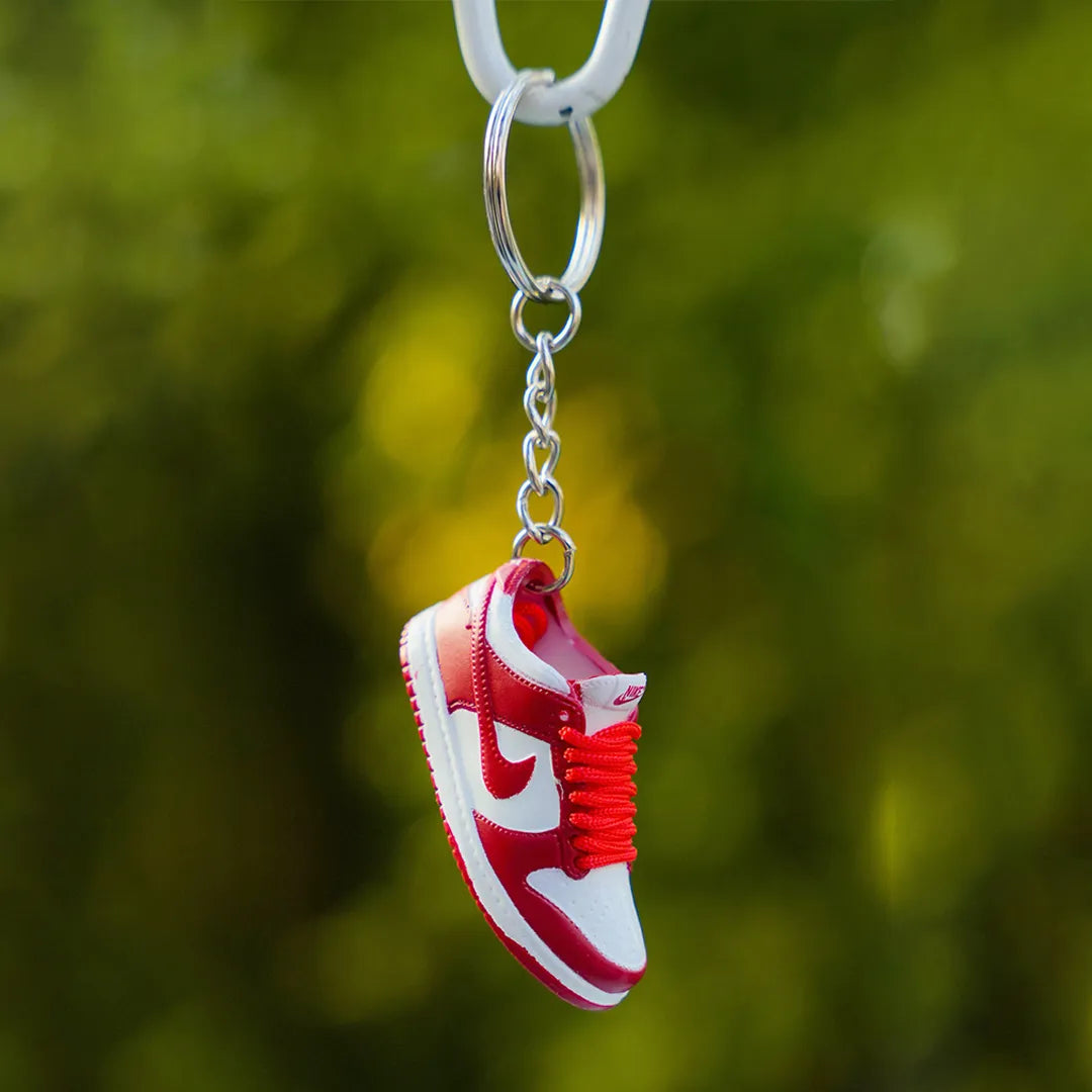 3D Sneaker keychain Dunk Low Red
