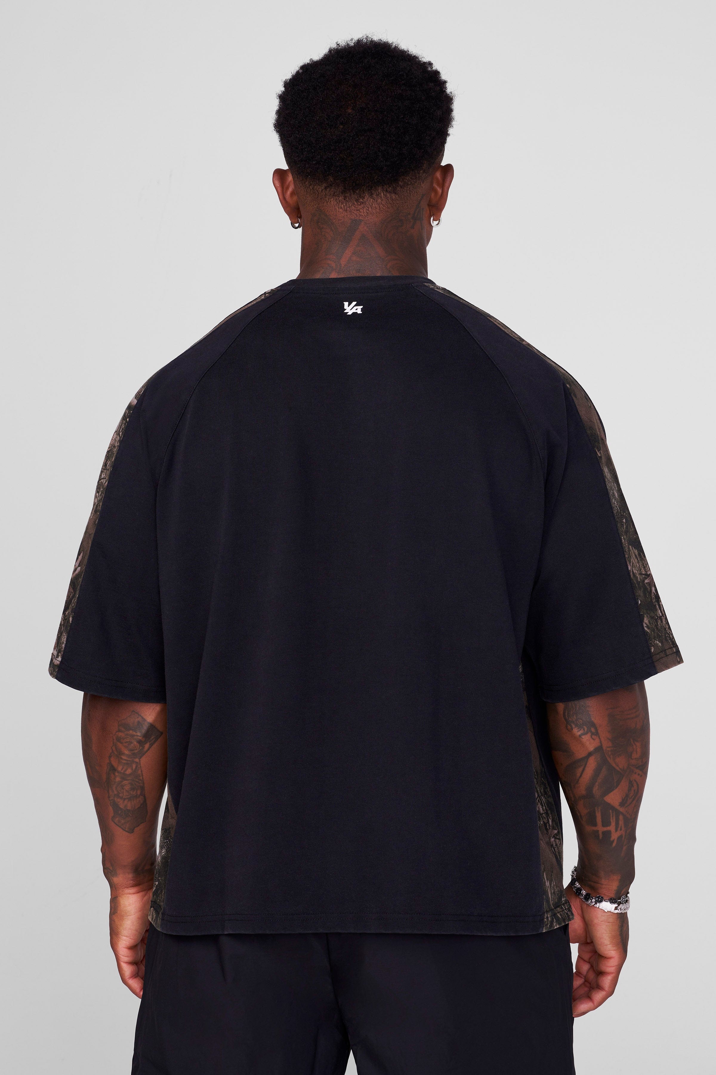 YoungLA 4104 - Stellar Tees Black/Dark Tree Camo