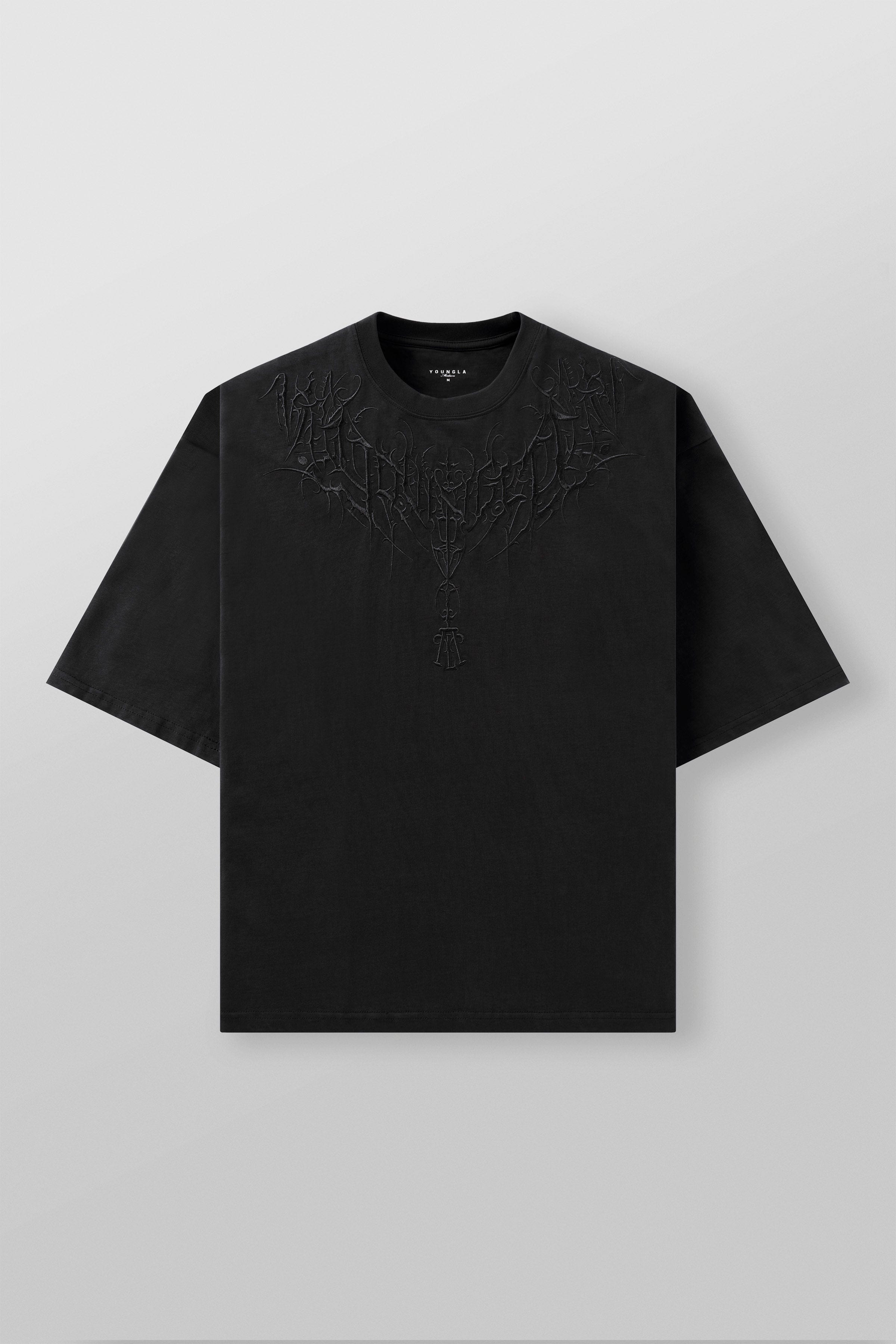 YoungLA 4106 - Dark Wave Tees Black Wash