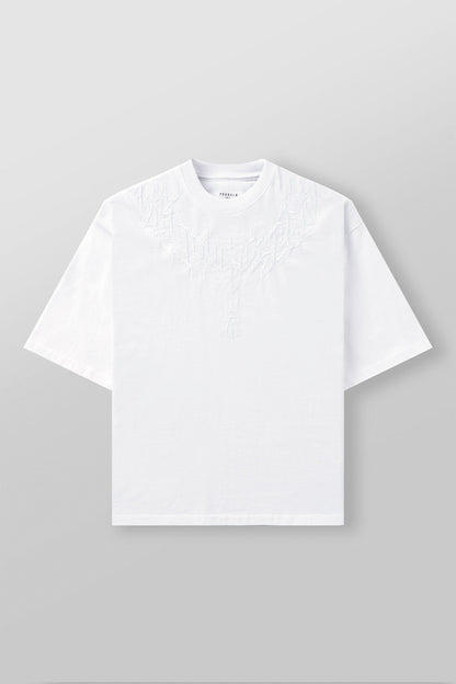 YoungLA 4106 - Dark Wave Tees White