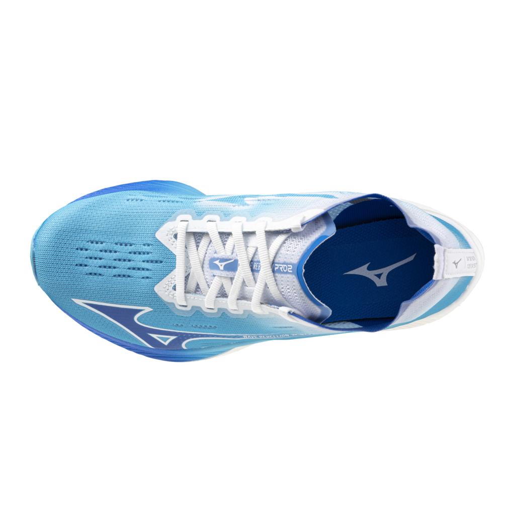 Mizuno Women's Wave Rebellion Pro 2 Running Shoe River Blue Mugen