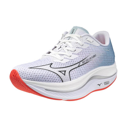 Mizuno Women's Wave Rebellion Flash 2 Running Shoe White Black
