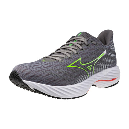 Mizuno Men's Wave Rider 28 Running Shoe Tradewinds Green Gecko